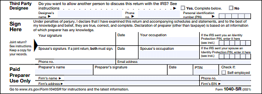 2022 Who Can File Tax Form 1040 SR How To Fill It EaseUS