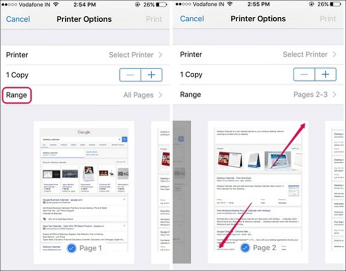Auf dem iPhone bestimmte PDF-Seiten einzeln abspeichern