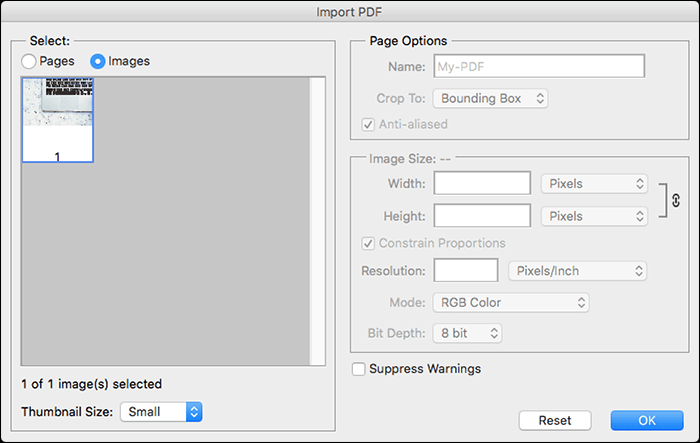 Bilder aus PDF-Dateien extrahieren - Adobe Photoshop