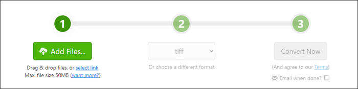 PDF in TIFF online kostenlos umwandeln - Zamzar