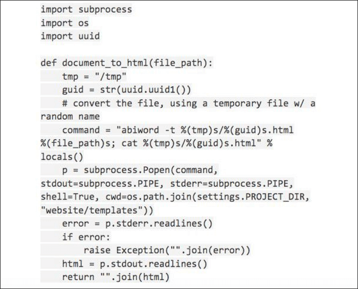 Konvertieren von PDF in HTML mit Python
