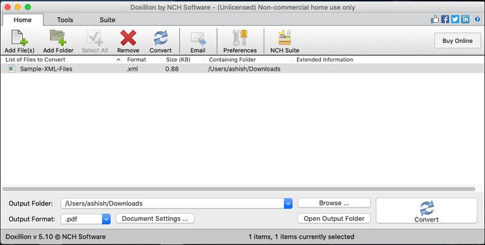 Bester XML-zu-PDF-Konverter für Mac