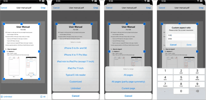 PDF auf Android zuschneiden - PDF Cropper