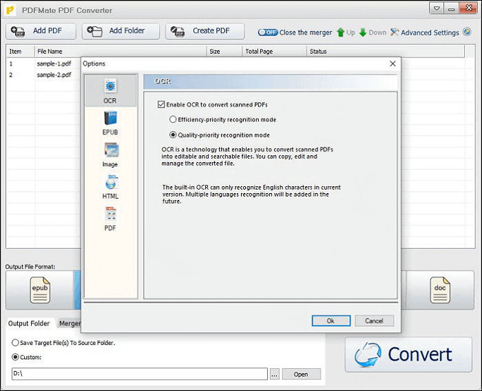 Kostenlose PDF OCR-Software - PDFMate PDF Converter