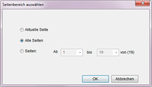 PDF-Seiten auswählen
