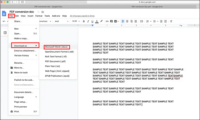 PDF-Dateien auf dem Mac in Word umwandeln