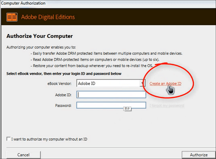 Adobe ID erstellen