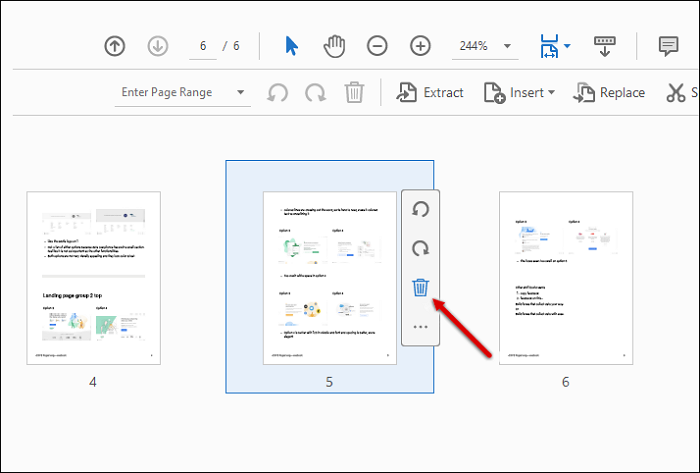 Leere Seiten aus PDF-Dateien mit Adobe Acrobat löschen