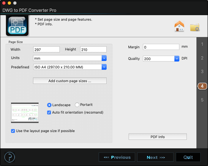 DWG-Dateien zu PDF-Dokumenten konvertieren - DWG to PDF Converter Pro