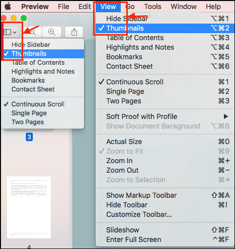 Leere Seiten aus PDF-Dateien mit Vorschau auf Mac löschen