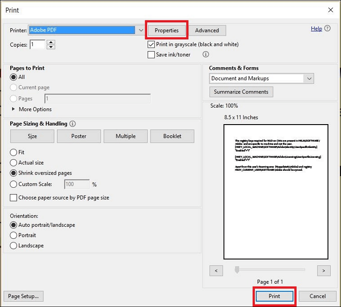 Adobe PDF-Einstellungen bearbeiten