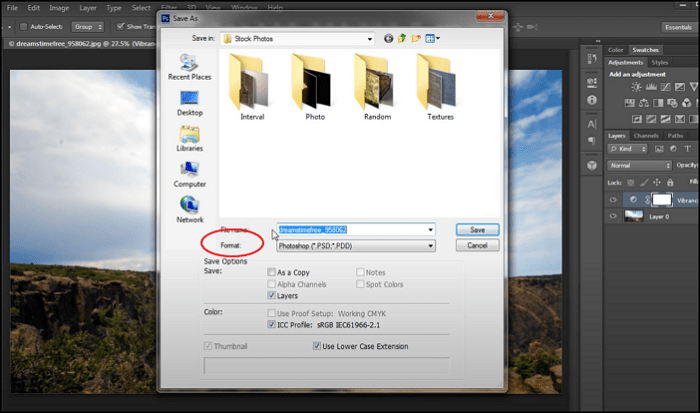 JPEG mit Photoshop speichern