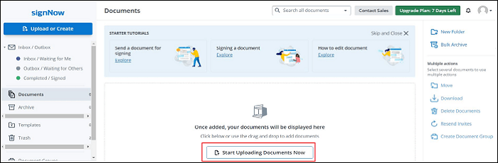 PDF-Datei hochladen