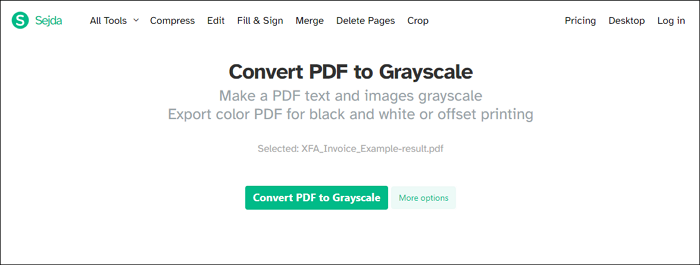 Regola il contrasto del PDF online