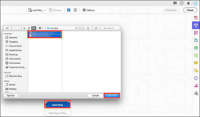 adobe file merger