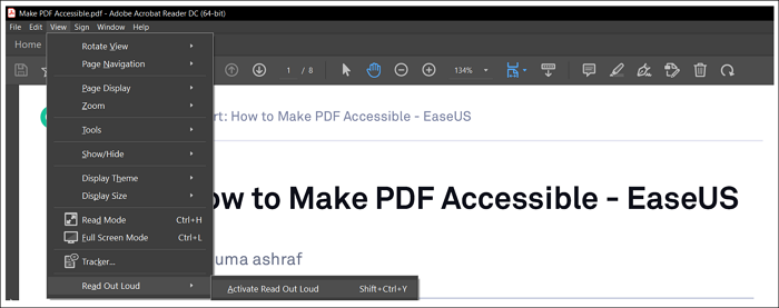 how to save only certain pages of a pdf