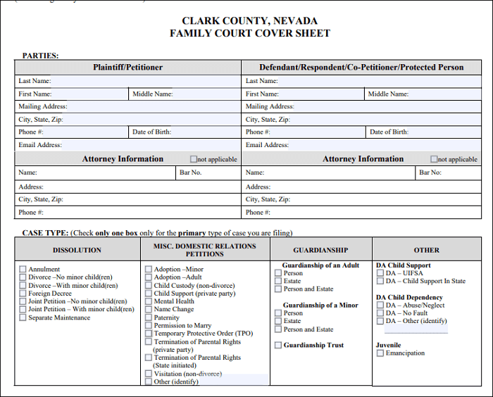 Legal Guardianship Forms Pdf With Sample Templates Easeus 7108