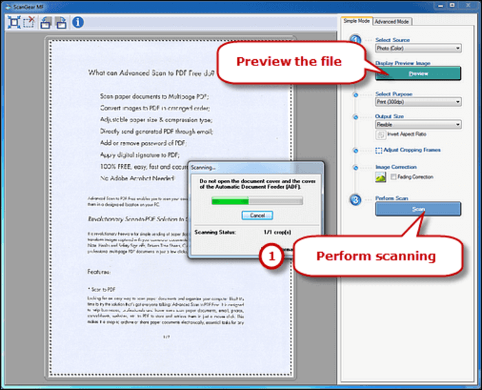 mac scan to pdf