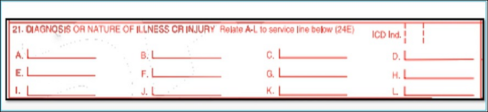 Geben Sie die gültigen CPT-Codes ein