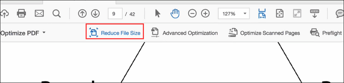 Select reduce file size option