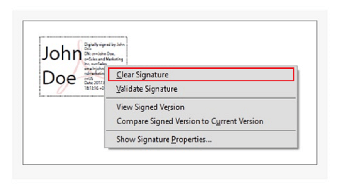 how to remove signature from pdf mac