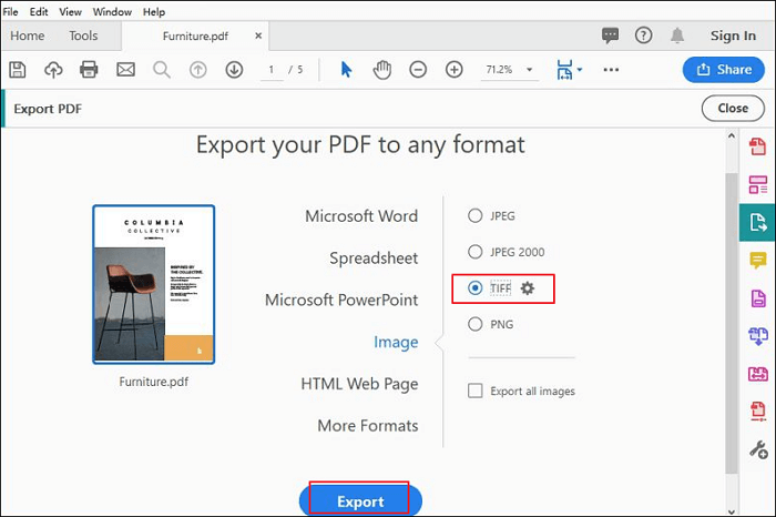 xnconvert pdf to tiff