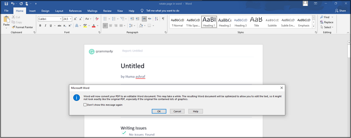 How to Edit PDF in Microsoft Word [Full Guides] - EaseUS