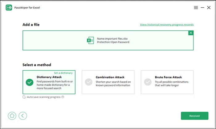 PassWiper für Excel