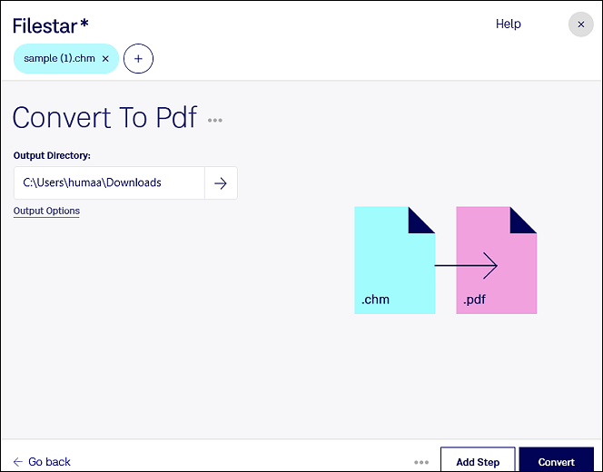 convert chm to pdf free