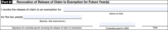 form 8332 revocation of release of claim
