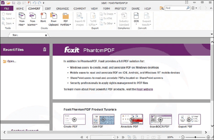Foxit Phantom PDF - Софтуер за редактиране на Windows PDF