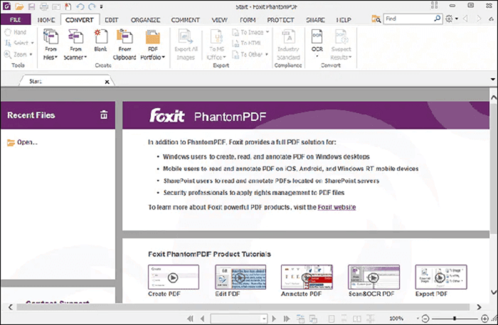 Foxit Phantom PDF - Windows PDF editing software