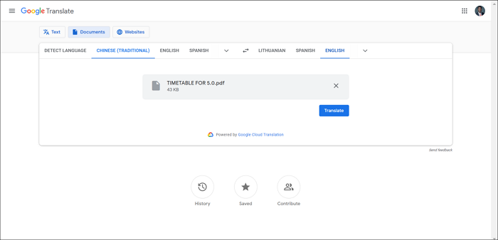 PDF ins Englische übersetzen