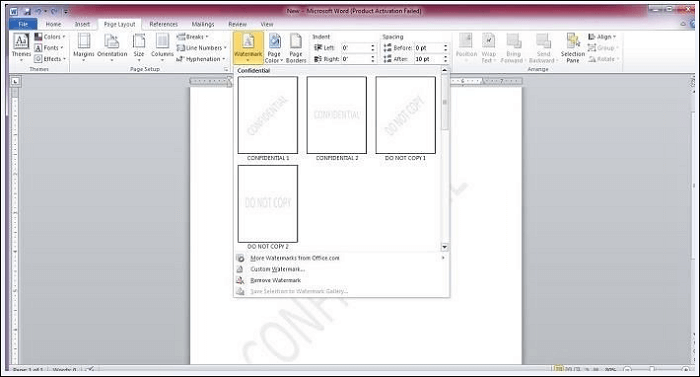 How To Remove A Watermark In Word Updated 2024 EaseUS