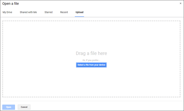 import pdf into google docs