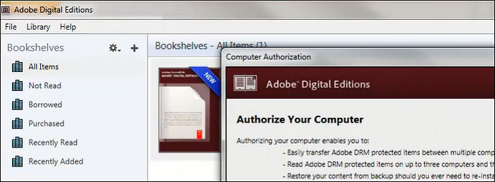 copy adobe digital editions to pdf