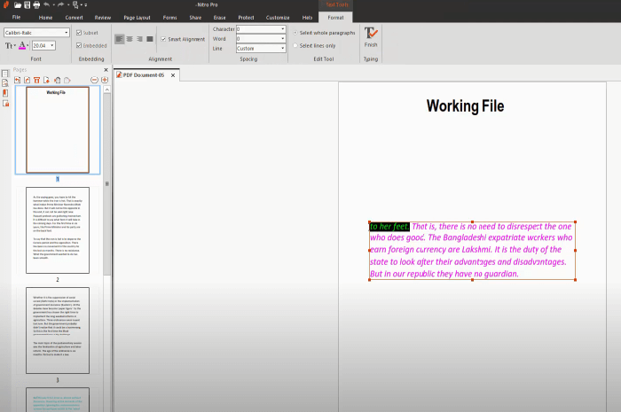Nitro Pro - PDF editační software