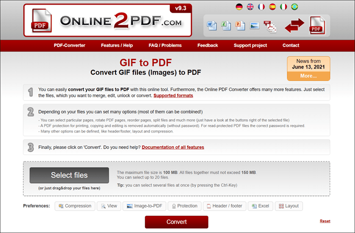 How to Convert GIF to PDF for Free - EaseUS