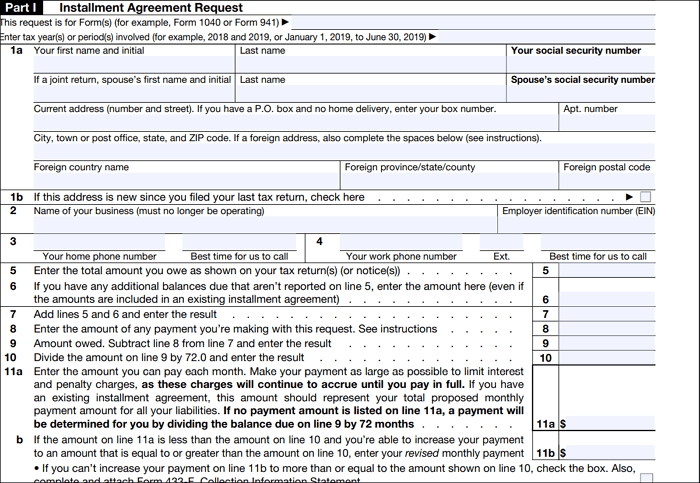 Form 9465 Instruction How To Fill Out Irs 9465 Form Easeus