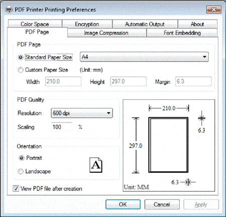 PDF printer 