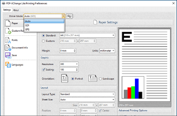 PDF xchange printer