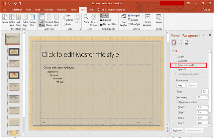 How to Change Background Graphics in PowerPoint - EaseUS