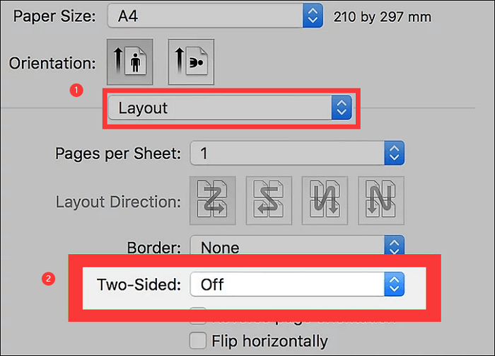 How to print double sided