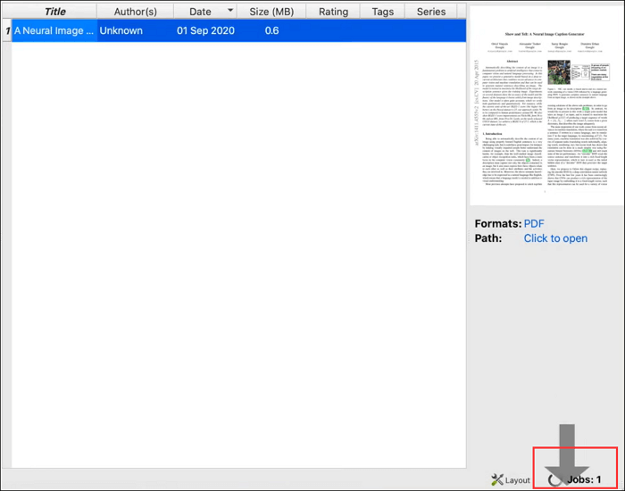 Export EPUB file