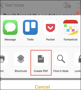 How to save Apple Notes as PDF on iPhone, iPad, Mac