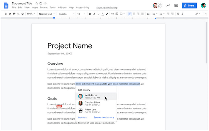 在 Google 文件中開啟 PDF