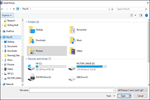 insert pdf into visio