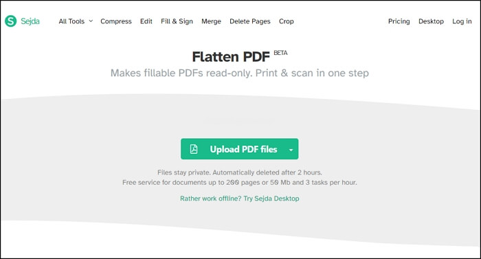 Flatten PDF Online for Free