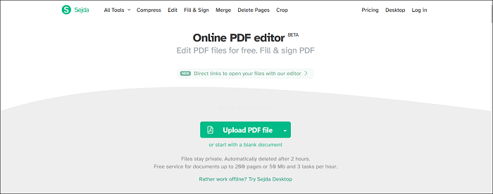 sedja pdf editor online