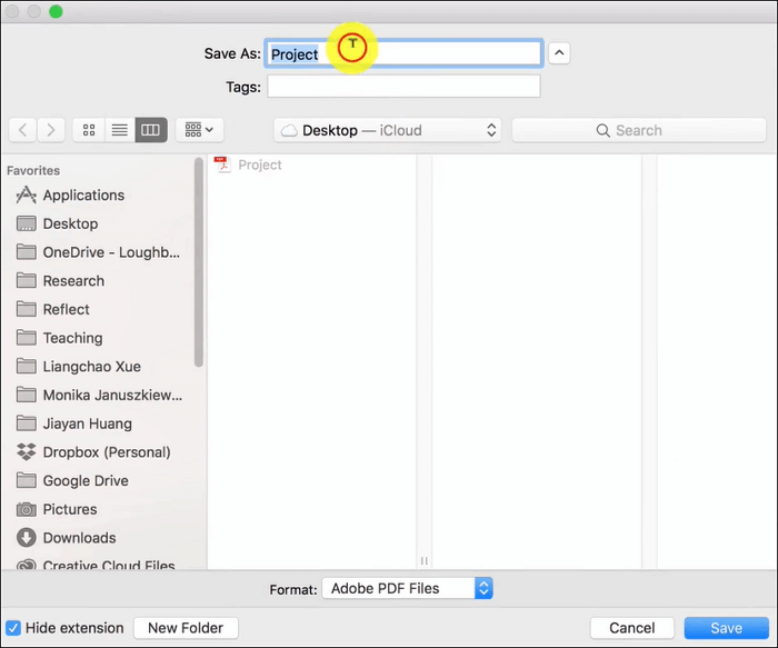 Select folder to save compressed PDF